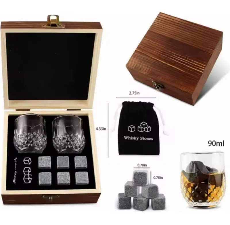 Vasos Piedras Enfriadoras Whisky - Electroshopy - Vista 2