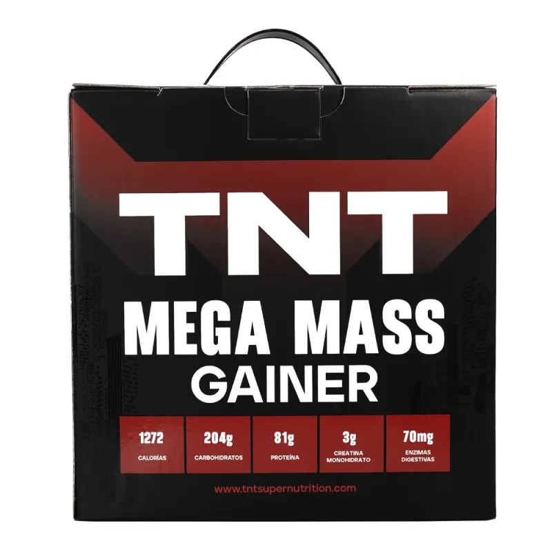 Proteina Tnt Mega Mass Gainer 10 Lb Gan - Electroshopy - Vista 2
